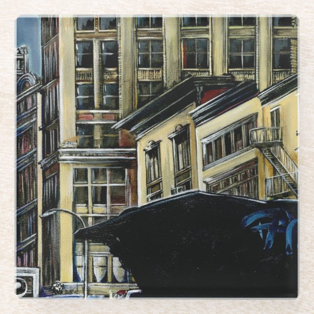 Dessous-de-verre En Verre Broadway's Best, New York City (Devant)