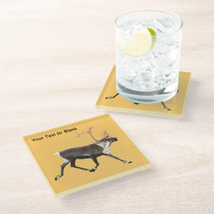 Dessous-de-verre En Verre Bull Caribou