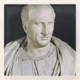 Dessous-de-verre En Verre Buste de Marcus Tullius Cicero
