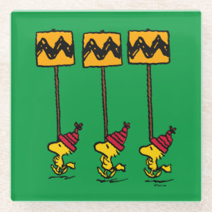 Dessous-de-verre En Verre cacahuètes   Woodstock & Friends Sign March