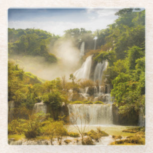 Dessous-de-verre En Verre Cascade   Thaïlande de Thi Lor Su