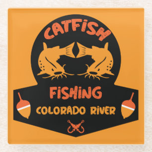 Dessous-de-verre En Verre CatFishing Colorado