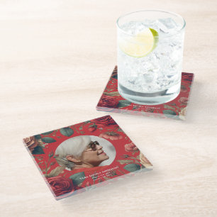 Dessous-de-verre En Verre Célébration commémorative de la vie Cadeaux funéra