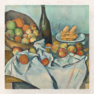 Dessous-de-verre En Verre Cezanne Panier Pommes Impressionnisme Art