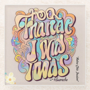 Dessous-de-verre En Verre "Charme de fusion"