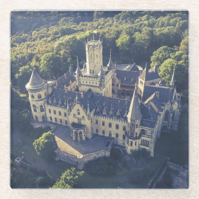 Dessous-de-verre En Verre Château de Fairytale (Devant)