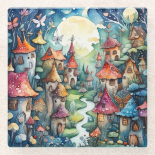 Dessous-de-verre En Verre Château magique Fairyland