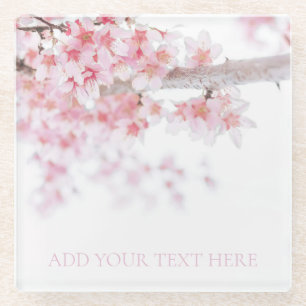 Dessous-de-verre en verre: CHERRY BLOSSOM