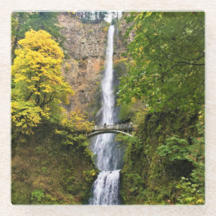 Dessous-de-verre En Verre Chutes Multnomah, Columbia River Gorge, Oregon