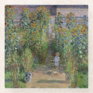 Dessous-de-verre En Verre Claude Monet   le jardin de l'artiste chez