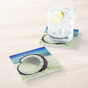 Dessous-de-verre En Verre Cocotier