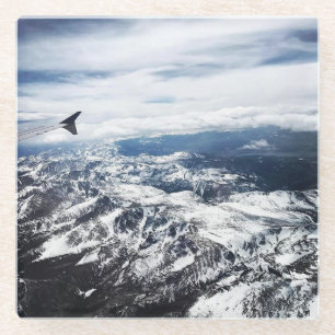 Dessous-de-verre En Verre Colorado Montagnes Rocheuses