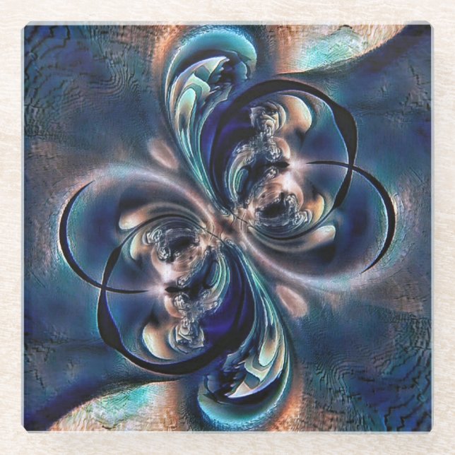 Dessous-de-verre En Verre Conception (Devant)