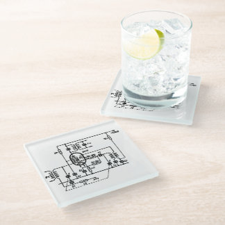 Dessous-de-verre En Verre Convertisseur de fréquence ECH81