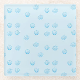 Dessous-de-verre En Verre Coquilles Saint-Jacques Contour Minimalisme