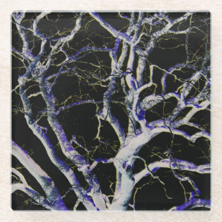 Dessous-de-verre En Verre Côté foncé 5