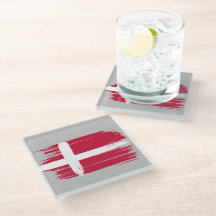 Coup de pinceau Drapeau Danemark
