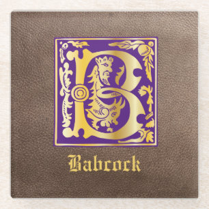 Dessous-de-verre En Verre Créatures mythiques du XVIe siècle Capitale décora