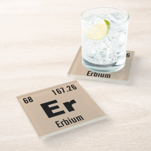 Dessous-de-verre En Verre Créer votre propre table périodique des éléments