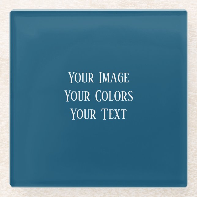 Dessous-de-verre En Verre Créez votre propre (Devant)