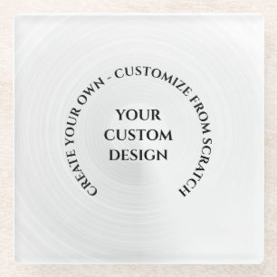 Dessous-de-verre En Verre Créez votre propre