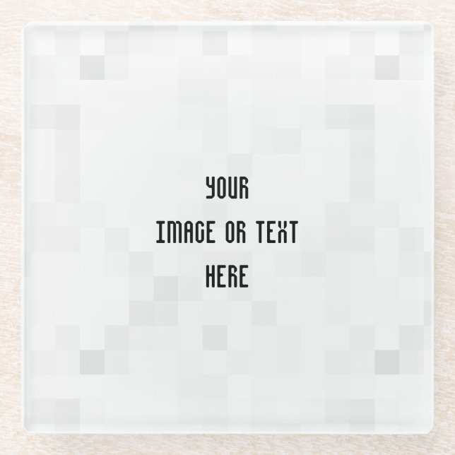 Dessous-de-verre En Verre Créez votre propre personnalisation personnalisée (Devant)