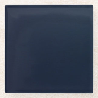 Dessous-de-verre En Verre Créez Votre Propre - Texture Sombre - Bleu Nuit
