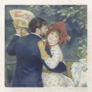 Dessous-de-verre En Verre Danse de Pays - Renoir Impressionniste peinture