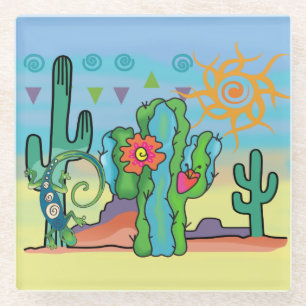 Dessous-de-verre En Verre Desert beauty