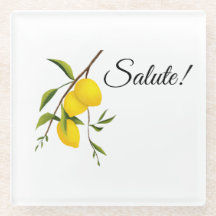 Design de branche de citron avec Salute !