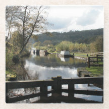 dessous de verre à thème canal