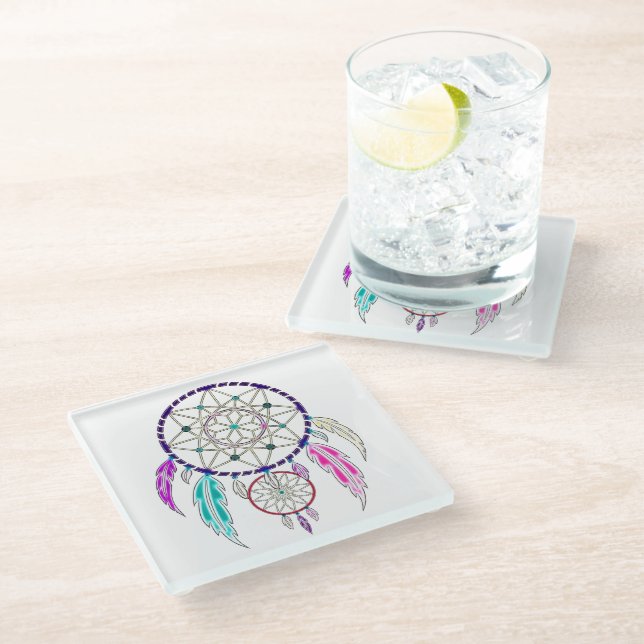 Dessous-de-verre En Verre Dessous de verre Boho Breeze (Incliné)