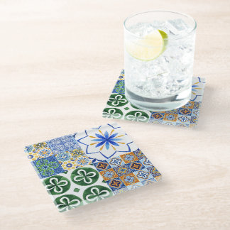 Dessous-de-verre En Verre Dessous de verre carreaux portugais