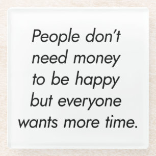 Dessous-de-verre En Verre Dessous de verre de verre plus de temps