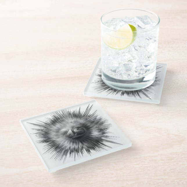 Dessous-de-verre En Verre Dessous de verre en verre A-synchrone Ethereal Nua (Incliné)