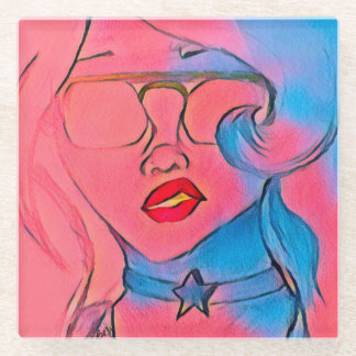 Dessous-de-verre En Verre Dessous de verre en verre Amethyst Vibes