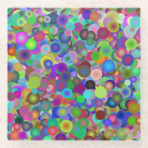 Dessous de verre en verre bulle