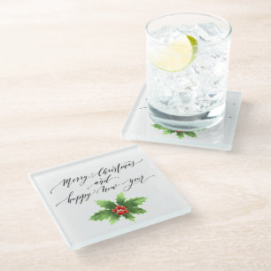 Dessous-de-verre En Verre Dessous de verre en verre de Noël