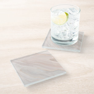 Dessous-de-verre En Verre Dessous de verre en verre décoratif à finition mar