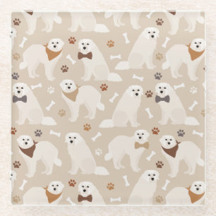 Dessous-de-verre En Verre Dessous de verre en verre des Grands Pyrénées et d