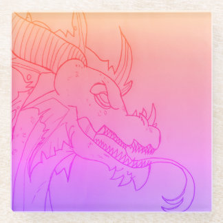 Dessous-de-verre En Verre Dessous de verre en verre Dragon