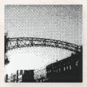 Dessous-de-verre En Verre dessous de verre en verre du quartier nord