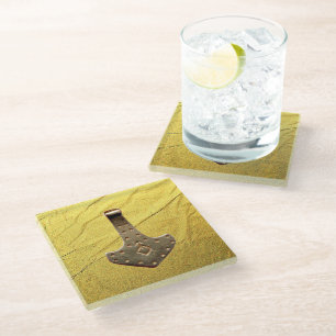 Dessous-de-verre En Verre Dessous de verre en verre Gold Thor Gold Thmer Gol