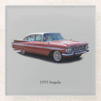 dessous de verre en verre Impala 1959