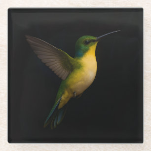 Dessous-de-verre En Verre Dessous de verre en verre Luxe Noir, Oiseau en vol
