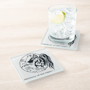 Dessous-de-verre En Verre Dessous de verre en verre - SerenityoftheHeart