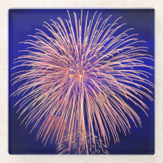 Dessous-de-verre En Verre Dessous de verre Feux d'artifice Jour de l'Indépen