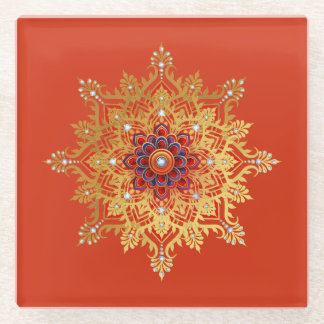 Dessous-de-verre En Verre Dessous de verre Gold Flake