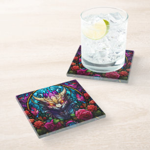 Dessous-de-verre En Verre Dessous de verre Monster Art Glass