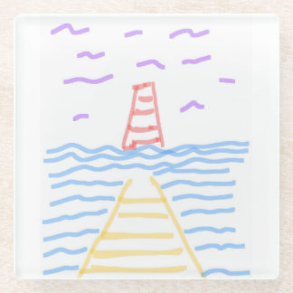 Dessous-de-verre En Verre Dessous de verre phare de Pier